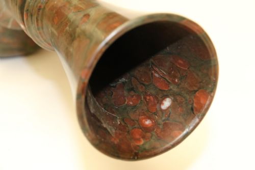 A SUPERB 19TH C ITALIAN GRAND TOUR SERPENTINE MARBLE VASE - ADDITIONAL PHOTO 13