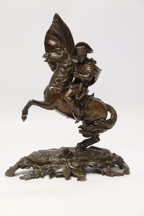 A Fine 19th Century Bronze Study of Napoleon on Horseback