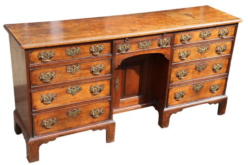 A Rare Irish 18th Century Mahogany Library Cabinet of Very Small Proportions