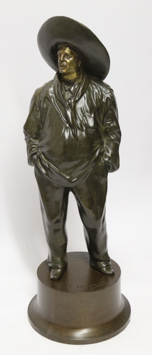 19th Century French Bronze Sculpture, the Strong Man, Circa 1880