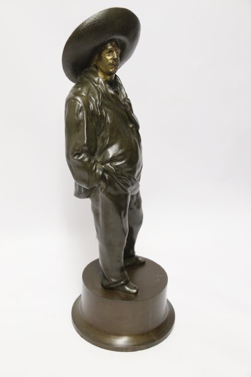 fig 3. 19th century French bronze sculpture, The strong man, circa 1880