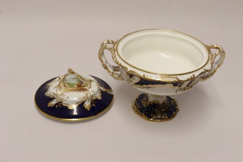 A SUPERB 19TH C MINTONS DESSERT CREAM TUREEN WITH STAND - ADDITIONAL PHOTO 8