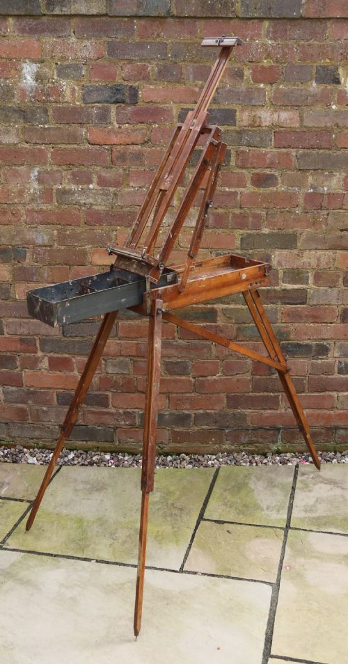 An Early 20th Century Metamorphic Artist's Folding Easel Circa 1920