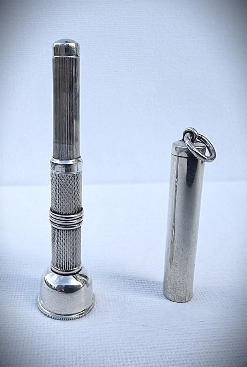 A Rare Silver Cigar Punch/cutter, Birmingham 1954/55