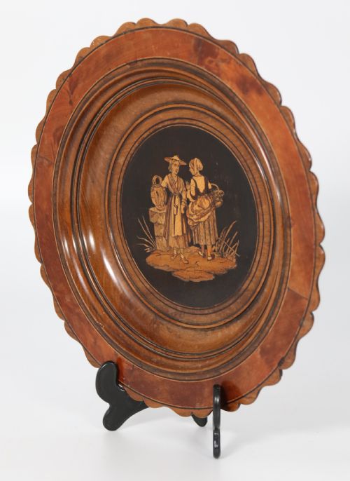 19TH CENTURY ITALIAN SORRENTO WARE OLIVEWOOD BOWL CIRCA 1860 - ADDITIONAL PHOTO 4