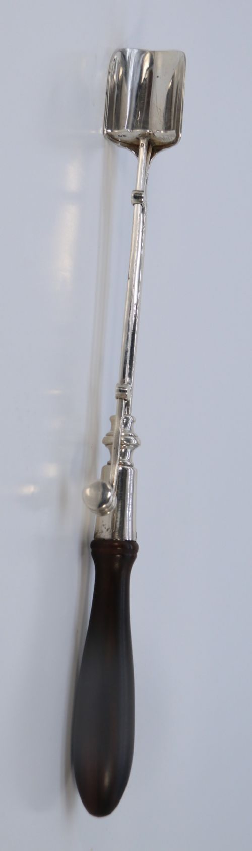 A Georgian Style Stilton Cheese Scoop Finely Made in Heavy Hall Marked Silver

