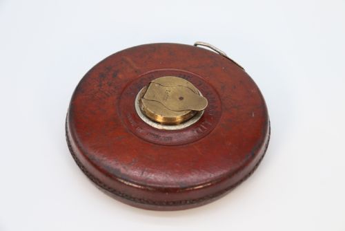 fig 1. A Rabone and Chesterman architects or surveyors pocket 100 ft measure