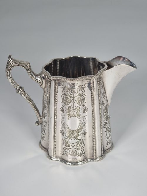 AN ENGLISH VICTORIAN SILVER PLATED TEACOFFEE SET LARGE AND ORNATE DECORATIVE FOUR PIECE SET - ADDITIONAL PHOTO 22