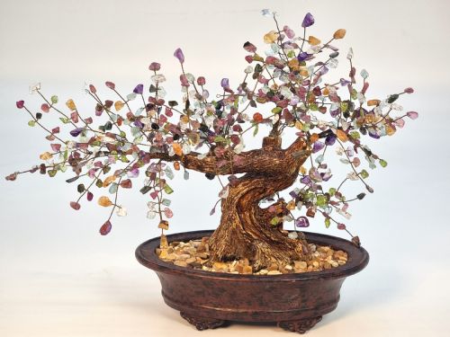 fig 1. A Chinese Gemstone bonsai tree