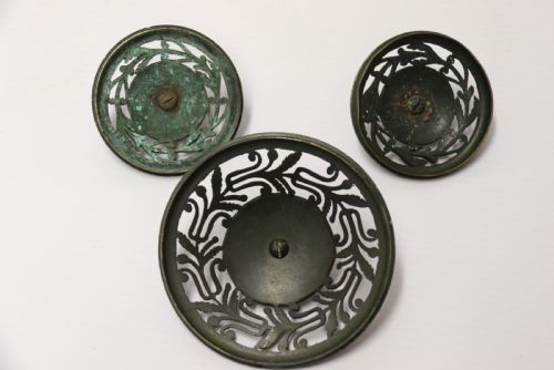 EMPIRE PERIOD BRONZE AND MARBLE DESK TOP INKSTAND BY LEFEBVRE OF BELGIUM CIRCA 1820 - ADDITIONAL PHOTO 6