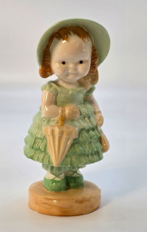 A RARE PAIR OF MABEL LUCIE ATTWELL SHELLEY PORCELAIN FIGURES C 1930 - ADDITIONAL PHOTO 14