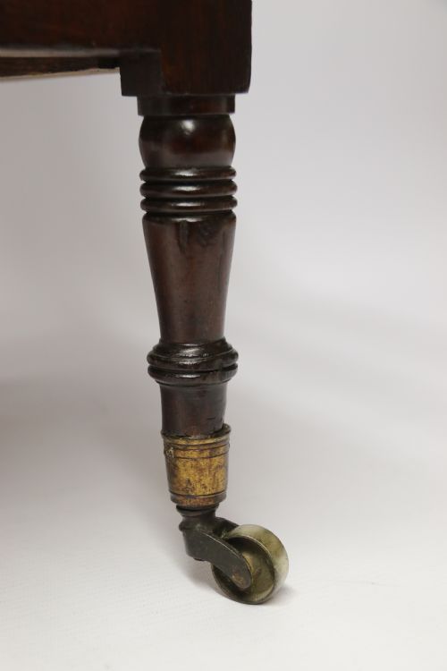 EARLY 19TH CENTURY ENGLISH GEORGE III MAHOGANY CANTERBURY OR MAGAZINE RACK CIRCA 1810 - ADDITIONAL PHOTO 9