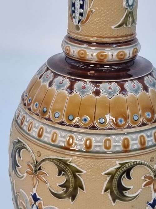 A PAIR OF LATE 19TH CENTURY GERMAN METTLACH POTTERY VASES CIRCA 1890 - ADDITIONAL PHOTO 22