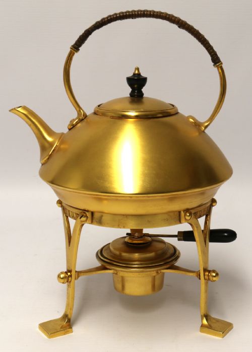 AESTHETIC MOVEMENT SPIRIT KETTLE FROM THE LATE 19TH CENTURY CIRCA 1880 - ADDITIONAL PHOTO 1