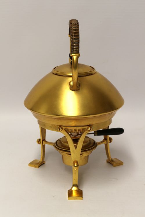 AESTHETIC MOVEMENT SPIRIT KETTLE FROM THE LATE 19TH CENTURY CIRCA 1880 - ADDITIONAL PHOTO 3