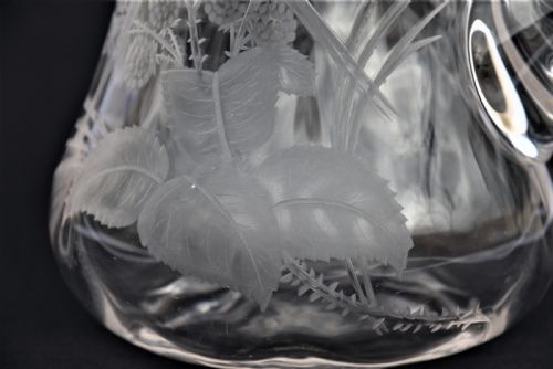 A VERY FINE STOURBRIDGE HAND WHEEL ENGRAVED GLASS VASE ENGLISH CIRCA 1890 - ADDITIONAL PHOTO 9