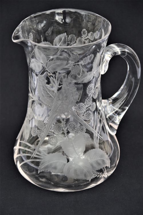 A VERY FINE STOURBRIDGE HAND WHEEL ENGRAVED GLASS VASE ENGLISH CIRCA 1890 - ADDITIONAL PHOTO 21