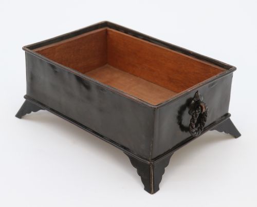 ARTS AND CRAFTS COPPER REPOUSSE HAND DECORATED BOX CIRCA 1900 IN A WILLIAM MORRIS STYLE - ADDITIONAL PHOTO 14