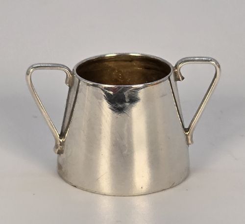 A RARE EDWARDIAN SOLID SILVER MINIATURE CHOCOLATE POT SET - ADDITIONAL PHOTO 9