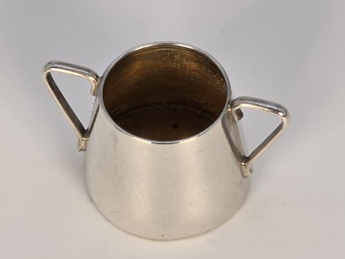 A RARE EDWARDIAN SOLID SILVER MINIATURE CHOCOLATE POT SET - ADDITIONAL PHOTO 11