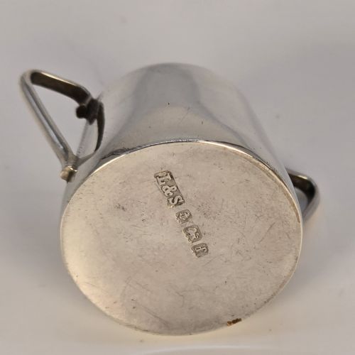 A RARE EDWARDIAN SOLID SILVER MINIATURE CHOCOLATE POT SET - ADDITIONAL PHOTO 12