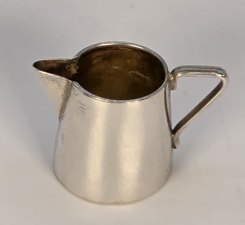 A RARE EDWARDIAN SOLID SILVER MINIATURE CHOCOLATE POT SET - ADDITIONAL PHOTO 13