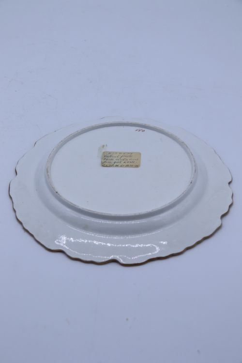 RIDGWAY PORCELAIN CABINET PLATE HAND PAINTED ENGLISH C 1825 - ADDITIONAL PHOTO 1