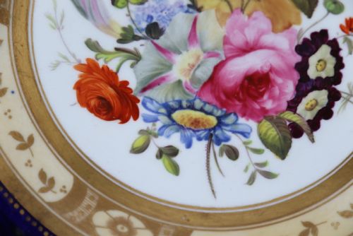 RIDGWAY PORCELAIN CABINET PLATE HAND PAINTED ENGLISH C 1825 - ADDITIONAL PHOTO 11