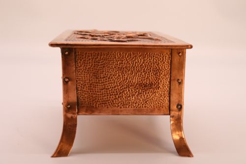 AN ARTS AND CRAFTS PERIOD COPPER CIGAR BOX CIRCA 1900 - ADDITIONAL PHOTO 12