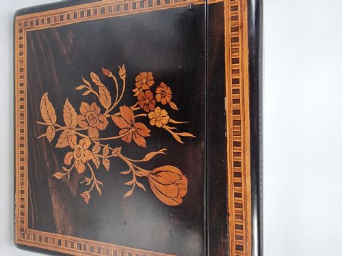 A MID 19TH CENTURY ITALIAN GRAND TOUR SORRENTO MARQUETRY BOX CIRCA 1860 - ADDITIONAL PHOTO 22