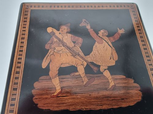 A MID 19TH CENTURY ITALIAN GRAND TOUR SORRENTO MARQUETRY BOX CIRCA 1860 - ADDITIONAL PHOTO 23