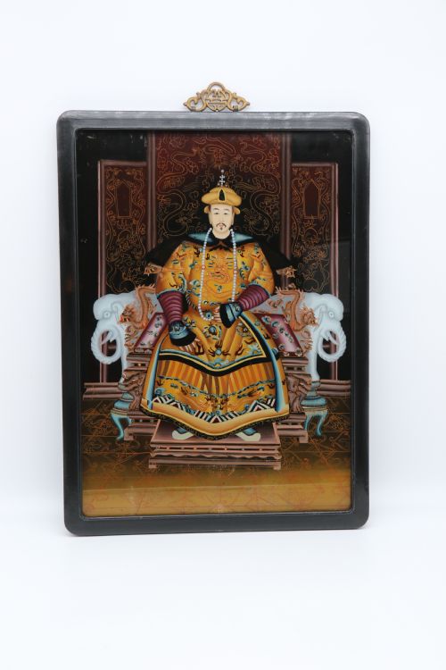 fig 2. Chinese reverse painted pictures on glass circa 1920