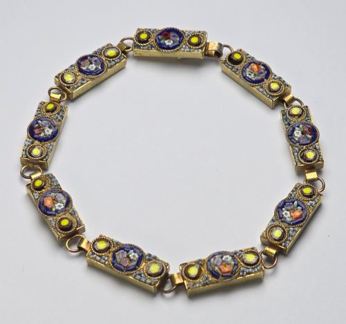 fig 1. A fine Italian micro mosaic bracelet