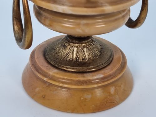 A FRENCH GILT BRONZE AND MARBLE INKWELL CIRCA 1870 - ADDITIONAL PHOTO 14