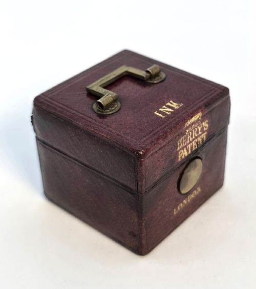 fig 1. A rare campaign Berry’s patent travel inkwell, C 1860