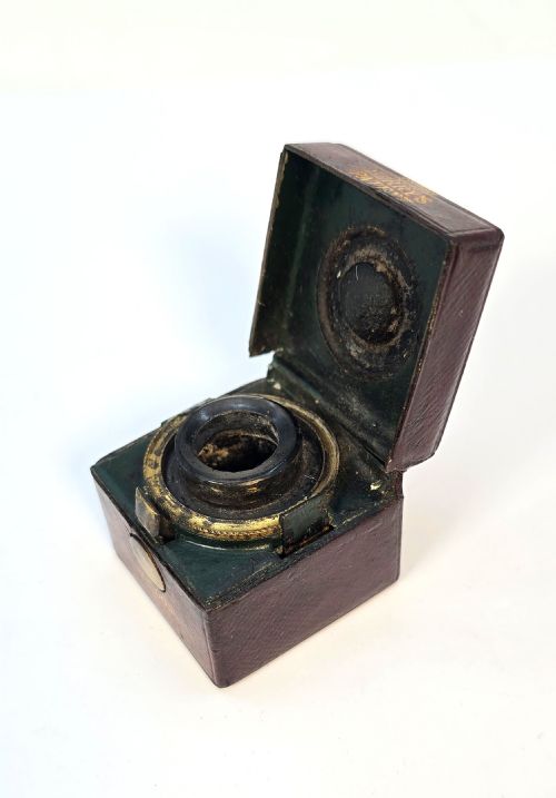 fig 2. A rare campaign Berry’s patent travel inkwell, C 1860