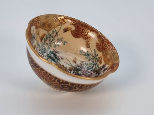 JAPANESE PORCELAIN KUTANI WARE MINIATURE BOWLS MEIJI PERIOD CIRCA 1880 - ADDITIONAL PHOTO 16