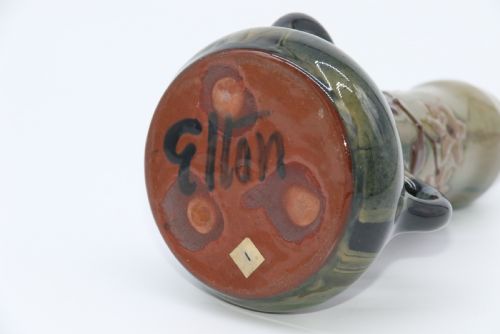 SIR EDMUND HARRY ELTON SUNFLOWER STUDIO POTTERY VASE CIRCA 1890 - ADDITIONAL PHOTO 5