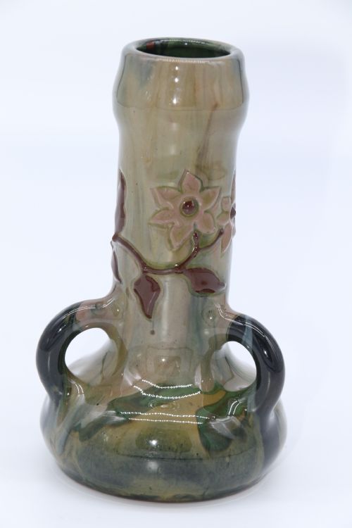 SIR EDMUND HARRY ELTON SUNFLOWER STUDIO POTTERY VASE CIRCA 1890 - ADDITIONAL PHOTO 9