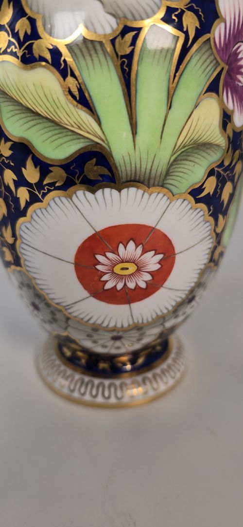 A SUPERB 19TH C SPODE CHINA HAND PAINTED VASE - ADDITIONAL PHOTO 11