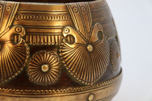 MID 19TH CENTURY PAIR OF INDIAN CEREMONIAL BOWLS RAJ PERIOD CIRCA 1860 - ADDITIONAL PHOTO 13