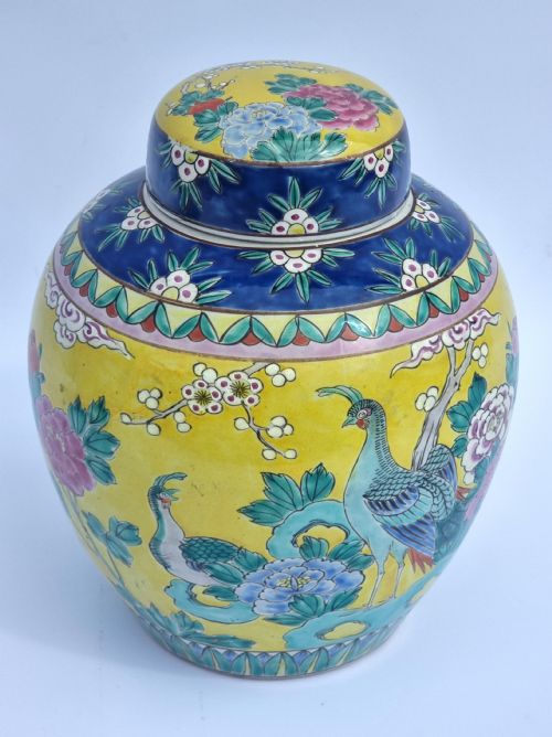 A PAIR OF CHINESE GINGER JARS HAND PAINTED CIRCA 1930 - ADDITIONAL PHOTO 22