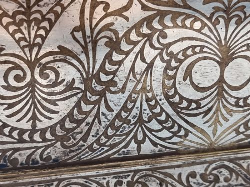 A MINDANAO SILVER INLAID BRONZE BETAL BOX MID TO LATE 19TH CENTURY - ADDITIONAL PHOTO 27
