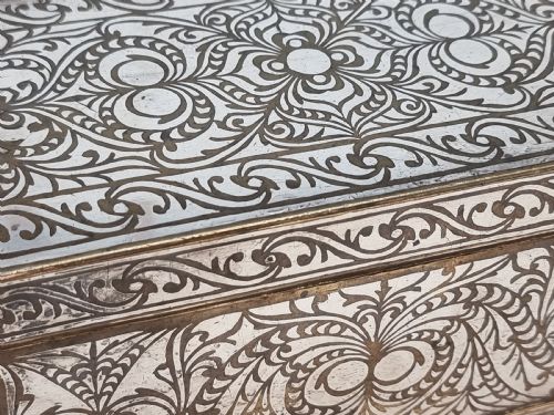 A MINDANAO SILVER INLAID BRONZE BETAL BOX MID TO LATE 19TH CENTURY - ADDITIONAL PHOTO 28