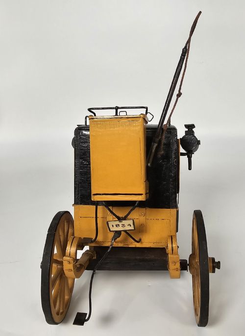 A SCALE MODEL OF A HANSON CAB FROM THE EARLY 19TH CENTURY - ADDITIONAL PHOTO 13