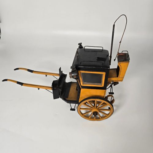 A SCALE MODEL OF A HANSON CAB FROM THE EARLY 19TH CENTURY - ADDITIONAL PHOTO 5