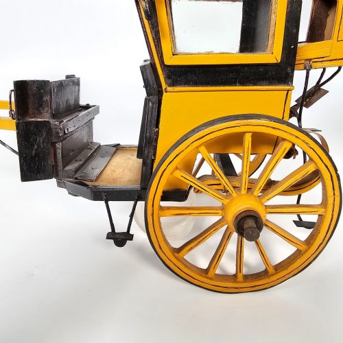 A SCALE MODEL OF A HANSON CAB FROM THE EARLY 19TH CENTURY - ADDITIONAL PHOTO 7