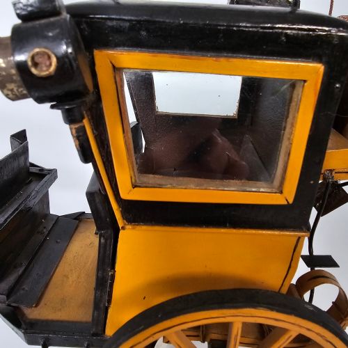 A SCALE MODEL OF A HANSON CAB FROM THE EARLY 19TH CENTURY - ADDITIONAL PHOTO 8
