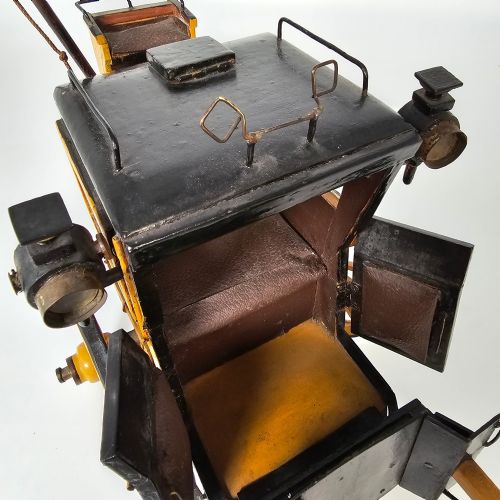 A SCALE MODEL OF A HANSON CAB FROM THE EARLY 19TH CENTURY - ADDITIONAL PHOTO 9
