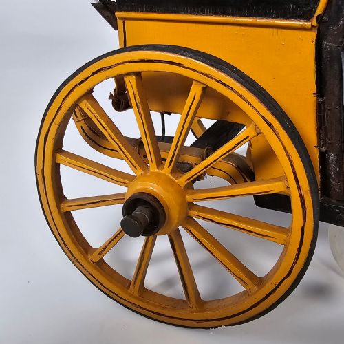 A SCALE MODEL OF A HANSON CAB FROM THE EARLY 19TH CENTURY - ADDITIONAL PHOTO 14